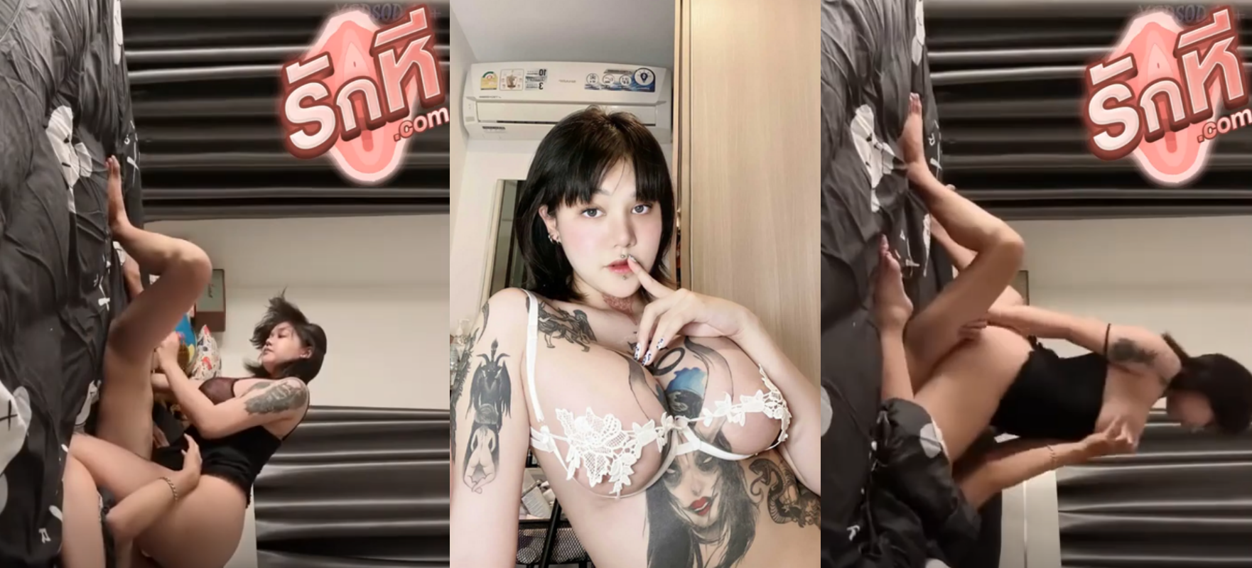 คลิปหลุด  itsmukkk น้องมุก สาวอวบนมใหญ่สักลายจัดท่า 69 เลียหีอมควยก่อนขึ้นให้นั่งขย่มควยโยกควยนมเด้งๆแหกหีกระแทกซอยยับต่อท่าหมาฟินสุดๆ